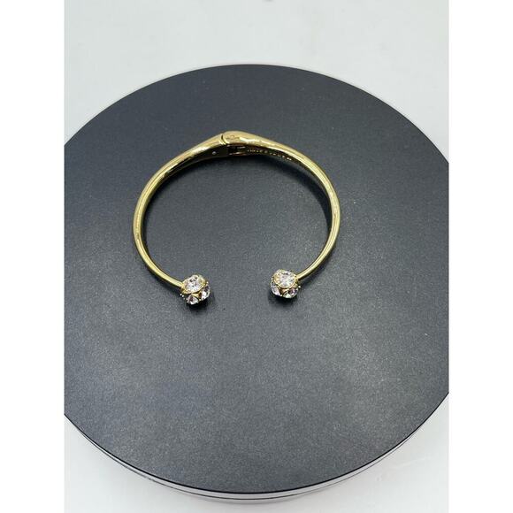 Kate Spade Gold Plated Lady Marmalade Open Cuff Bracelet - Picture 10 of 13